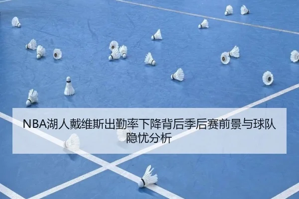 NBA湖人戴维斯出勤率下降背后季后赛前景与球队隐忧分析